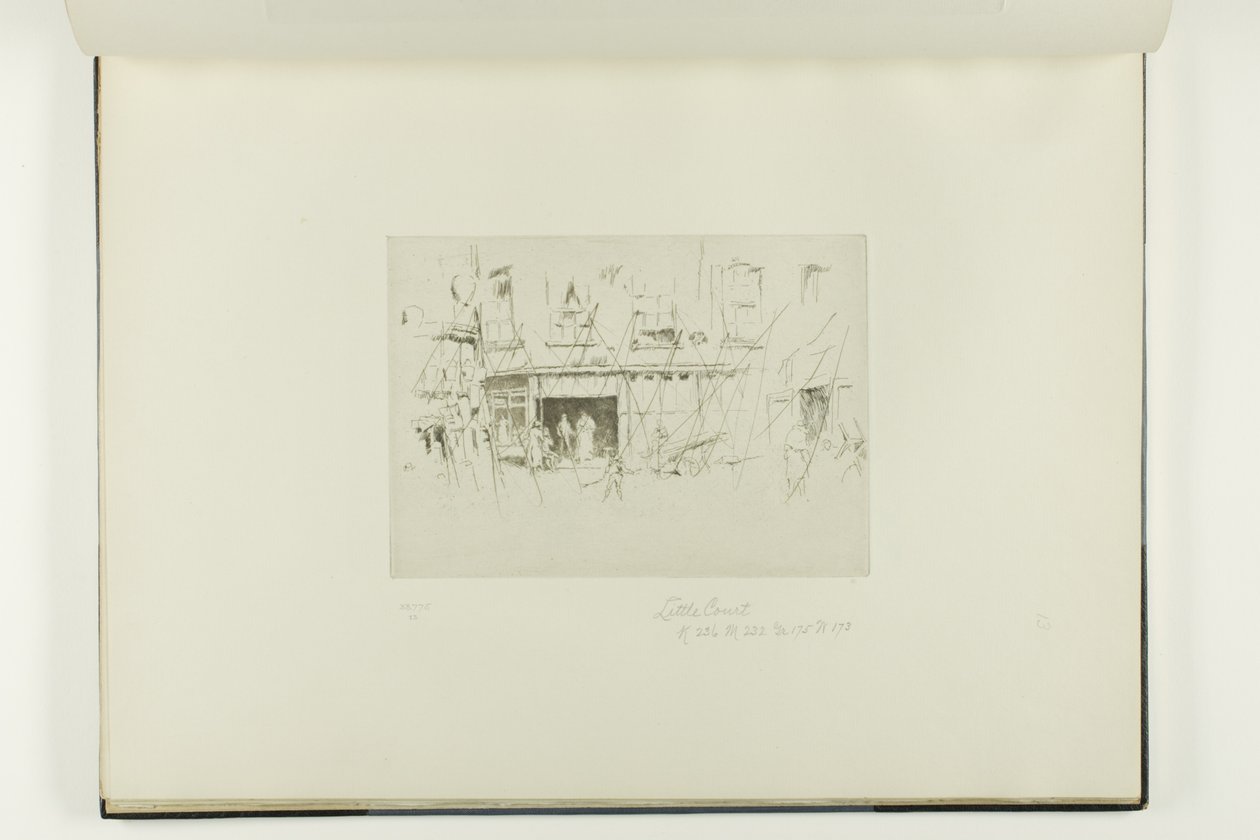 Malý dvůr od James McNeill Whistler