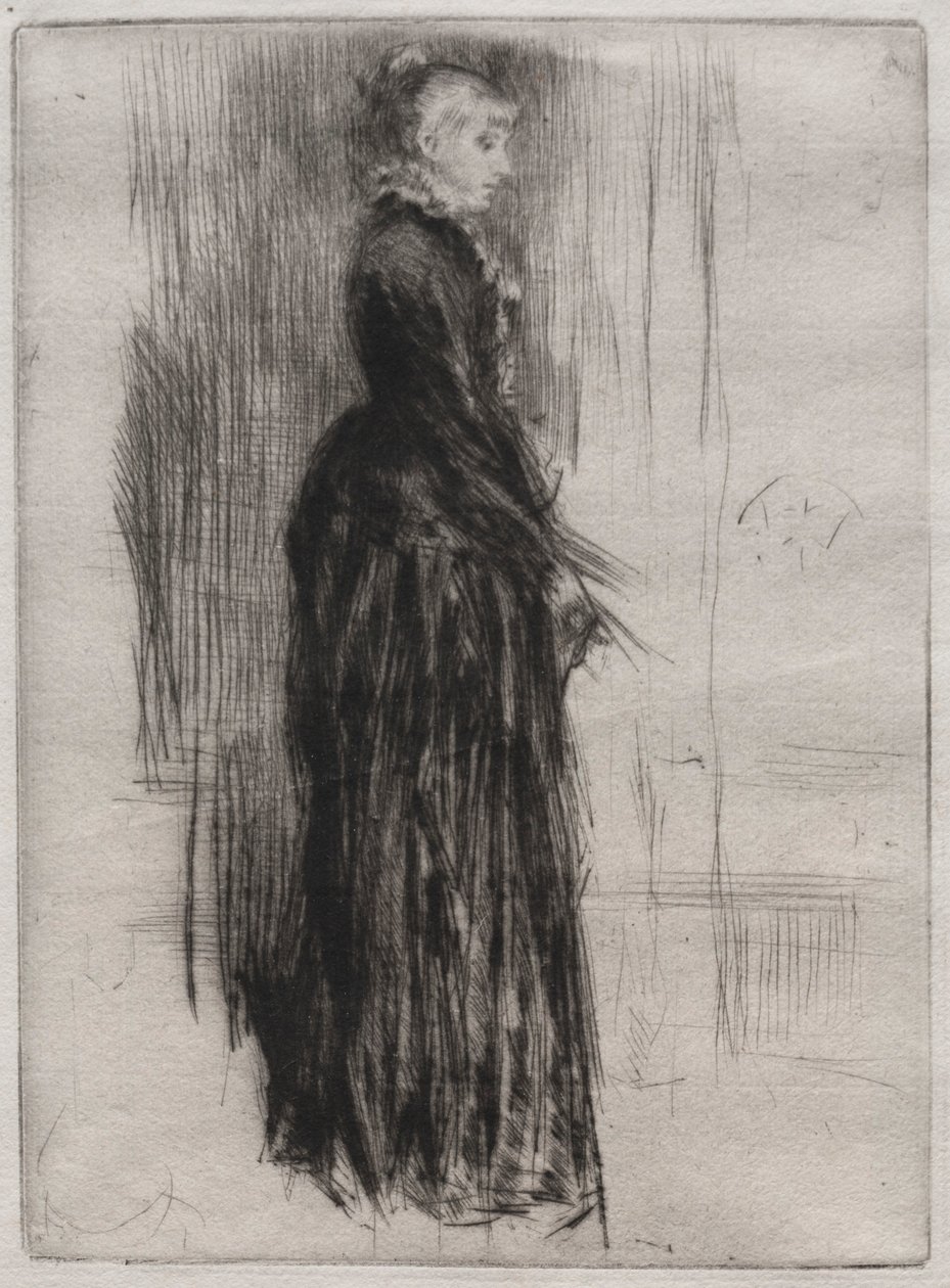 Malé sametové šaty od James McNeill Whistler