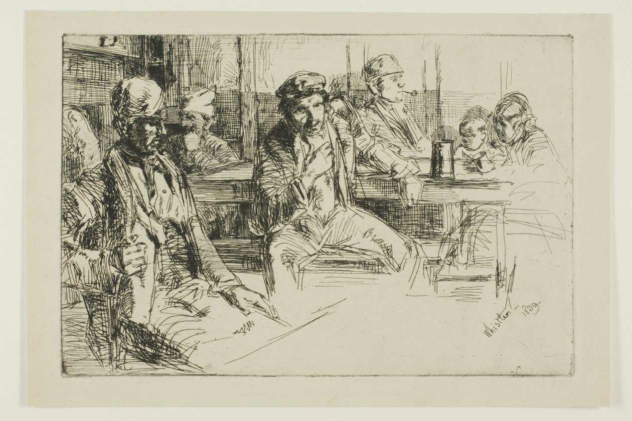 Longshore Men od James Abbott McNeill Whistler
