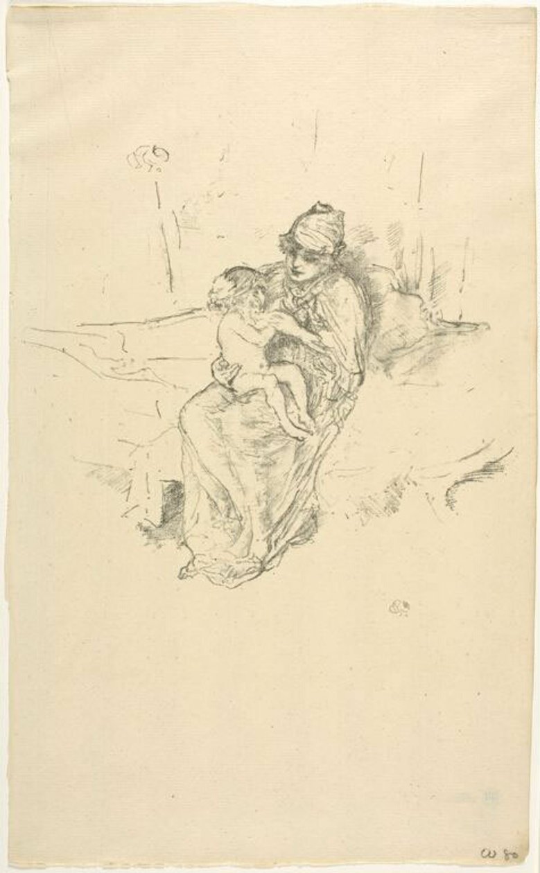 Matka a dítě č. 1 od James McNeill Whistler