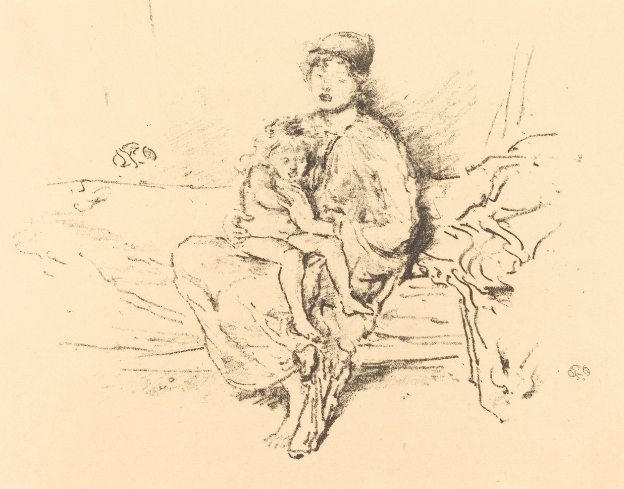 Matka a dítě, č. 2 od James Abbott McNeill Whistler