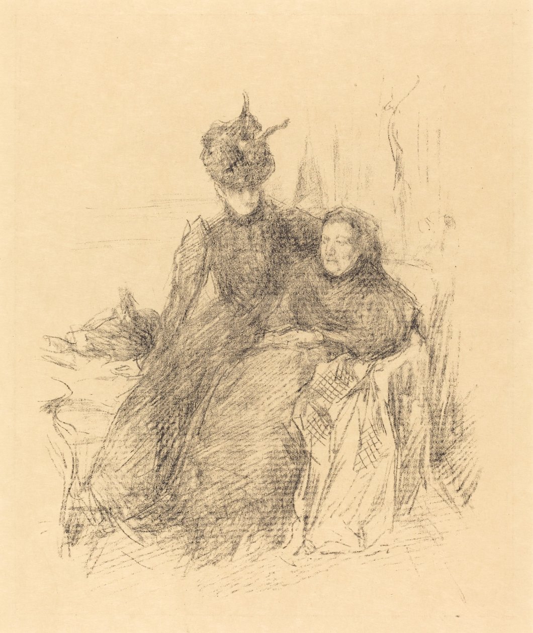 Matka a dcera od James Abbott McNeill Whistler
