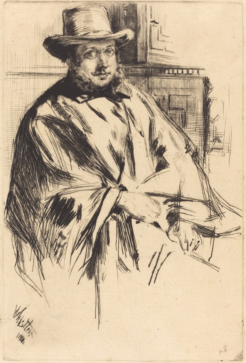 pan Davis (pan Mann) od James Abbott McNeill Whistler