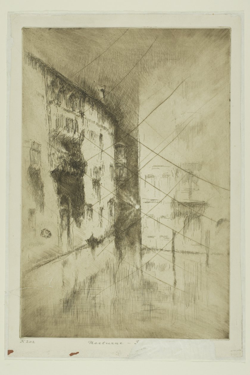 Nokturno: Paláce od James Abbott McNeill Whistler