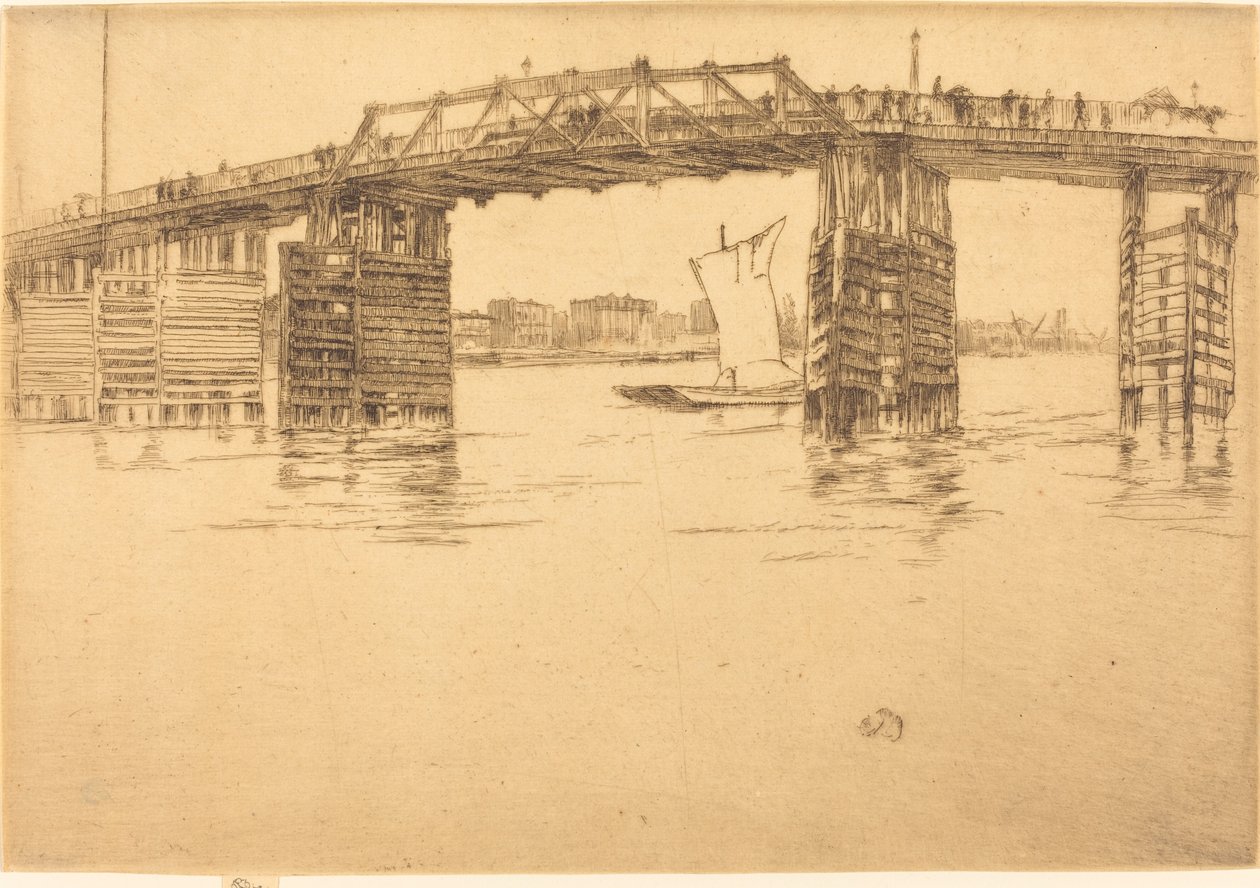 Starý most Battersea od James Abbott McNeill Whistler