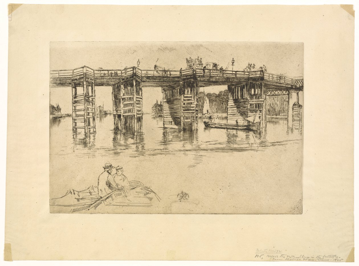Starý most Putney od James Abbott McNeill Whistler