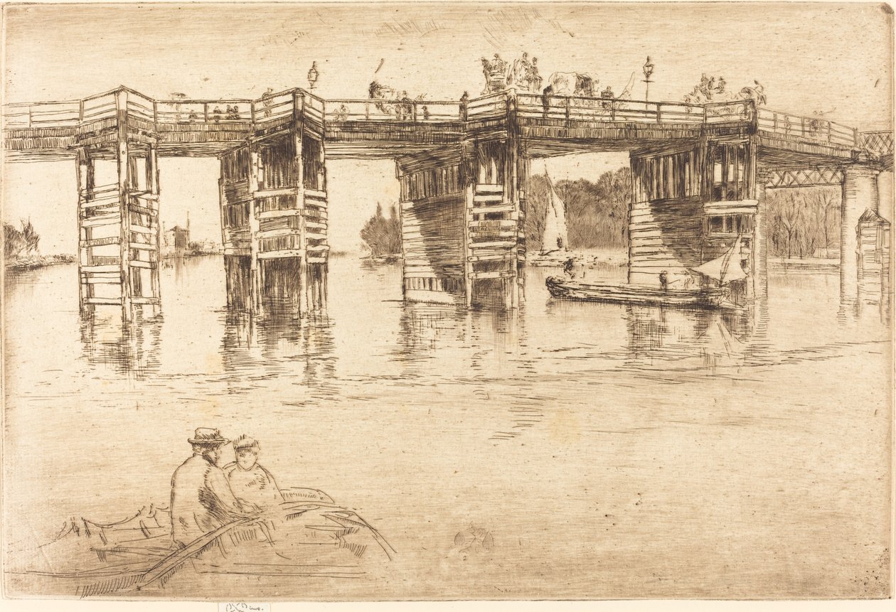 Starý most Putney od James Abbott McNeill Whistler