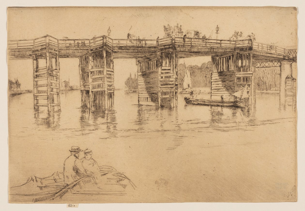 Starý most Putney od James Abbott McNeill Whistler