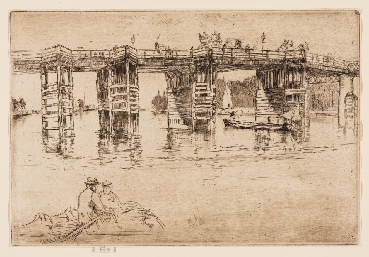 Starý most Putney od James Abbott McNeill Whistler