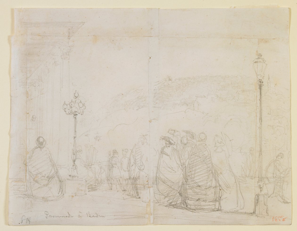 Procházka v Badenu od James Abbott McNeill Whistler