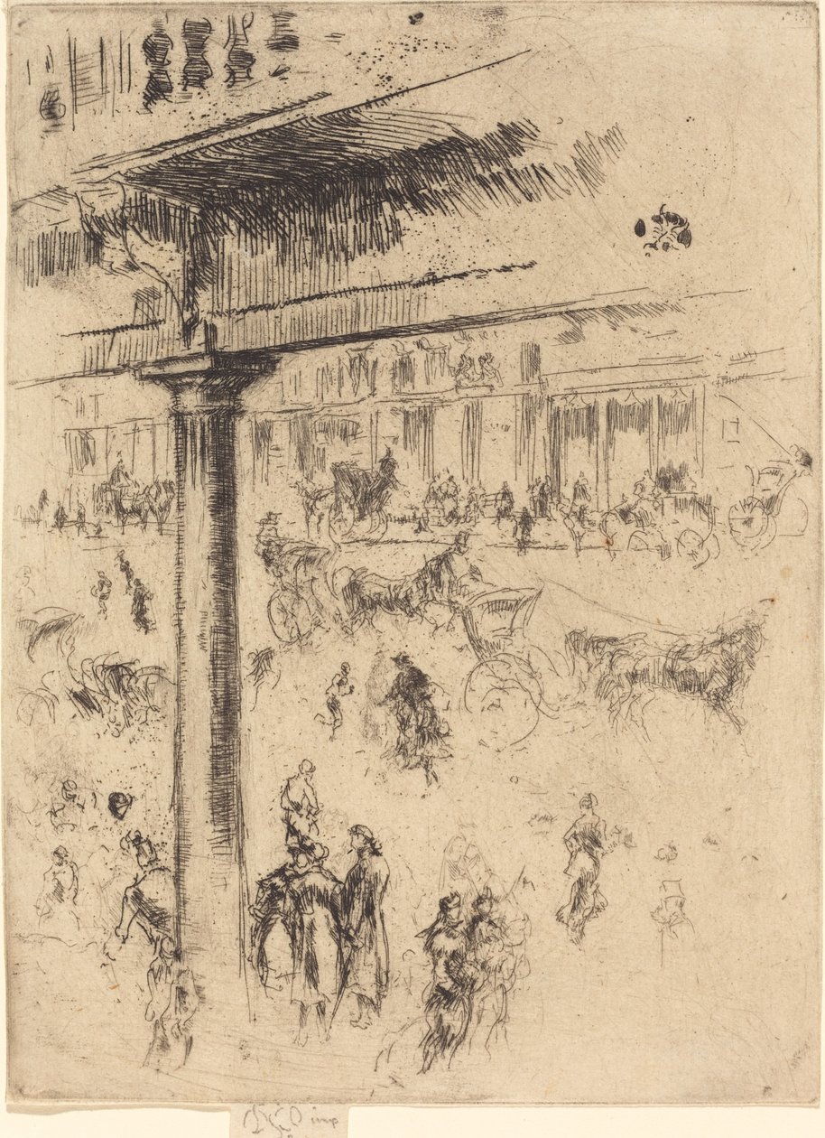 Regentův kvadrant od James Abbott McNeill Whistler