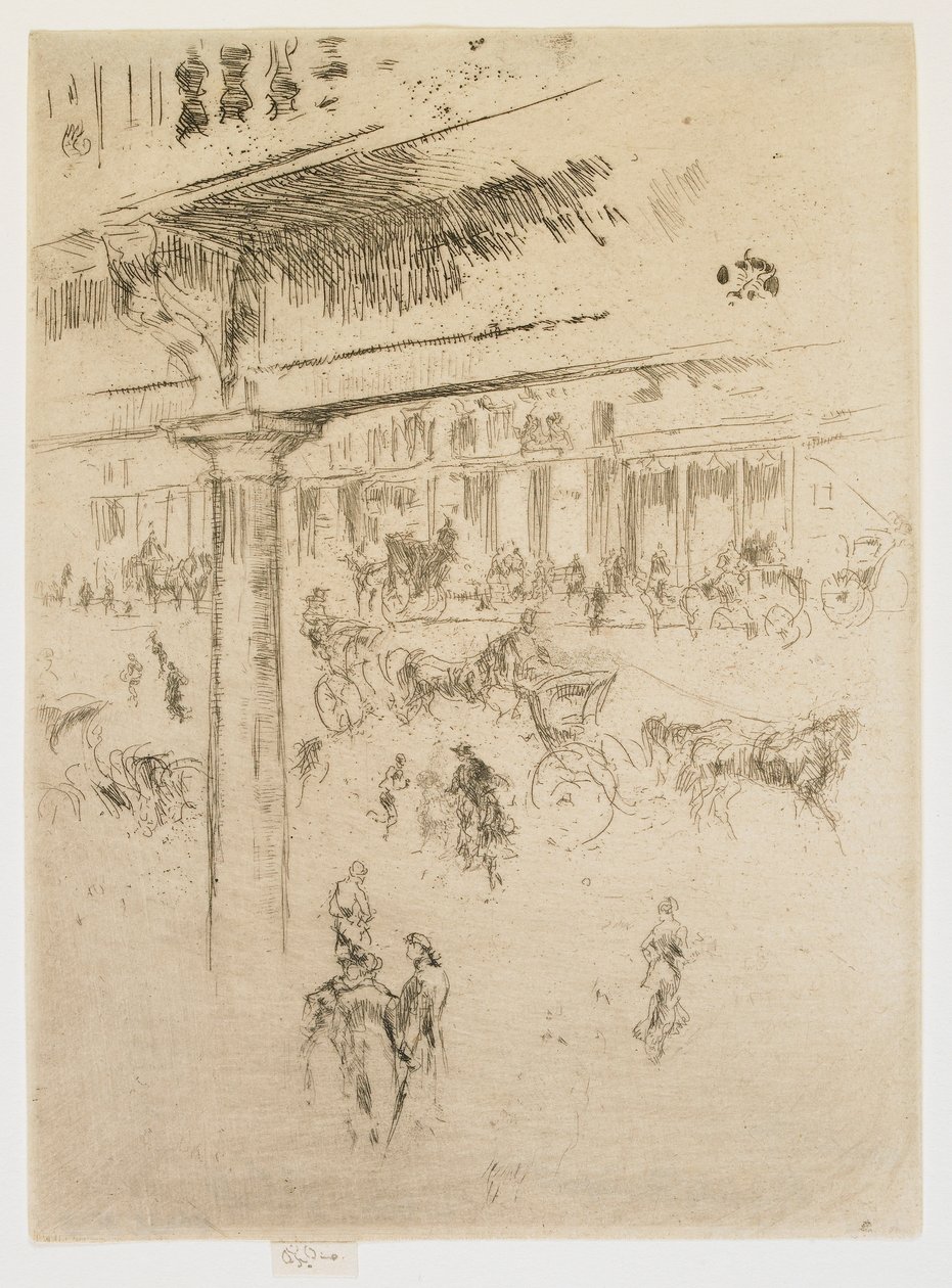 Regentův kvadrant od James Abbott McNeill Whistler