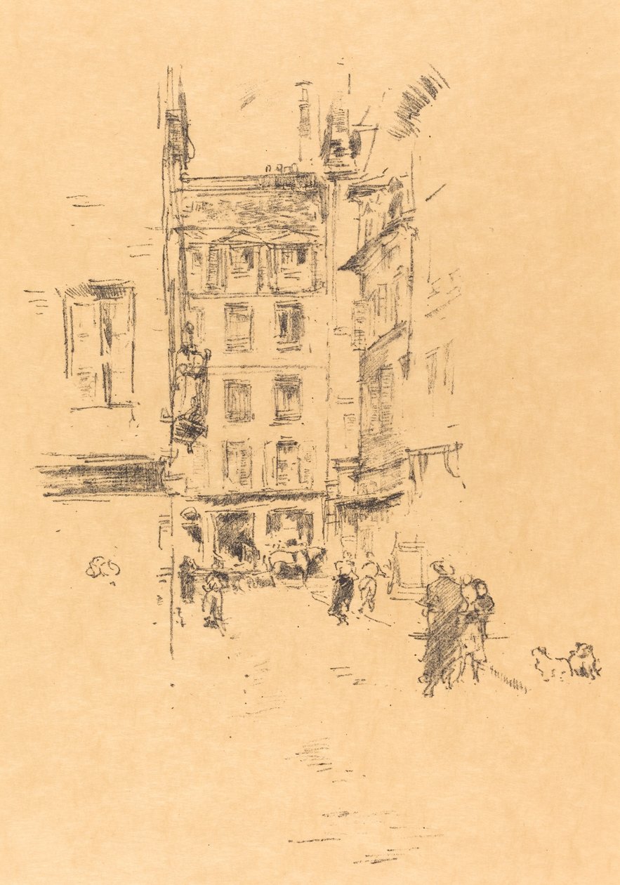 Rue Furstenburg od James Abbott McNeill Whistler