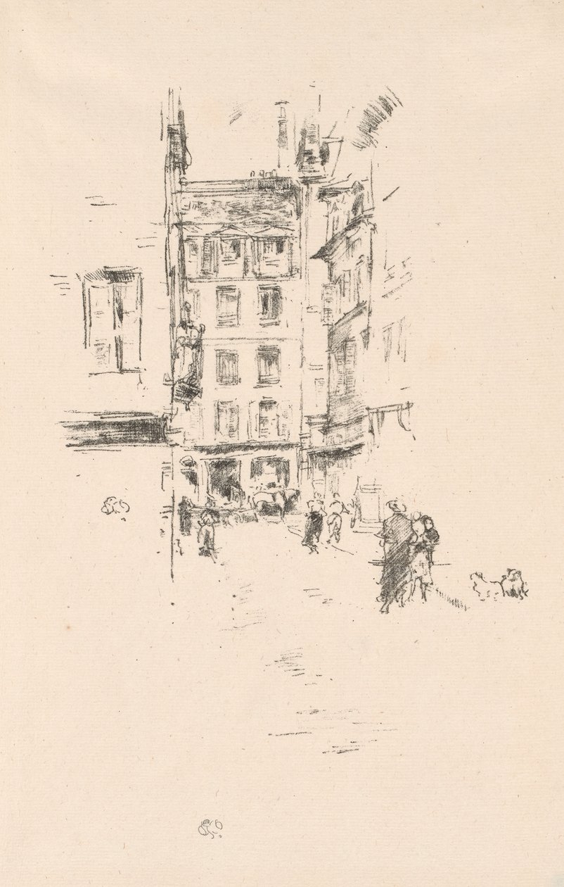 Rue Furstenburg od James Abbott McNeill Whistler