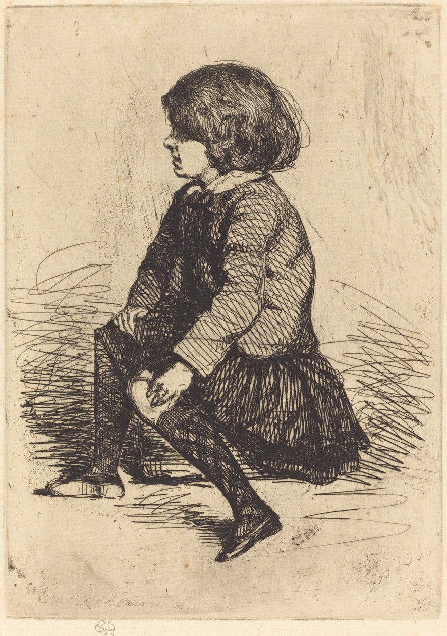 Seymour, sedíš od James Abbott McNeill Whistler