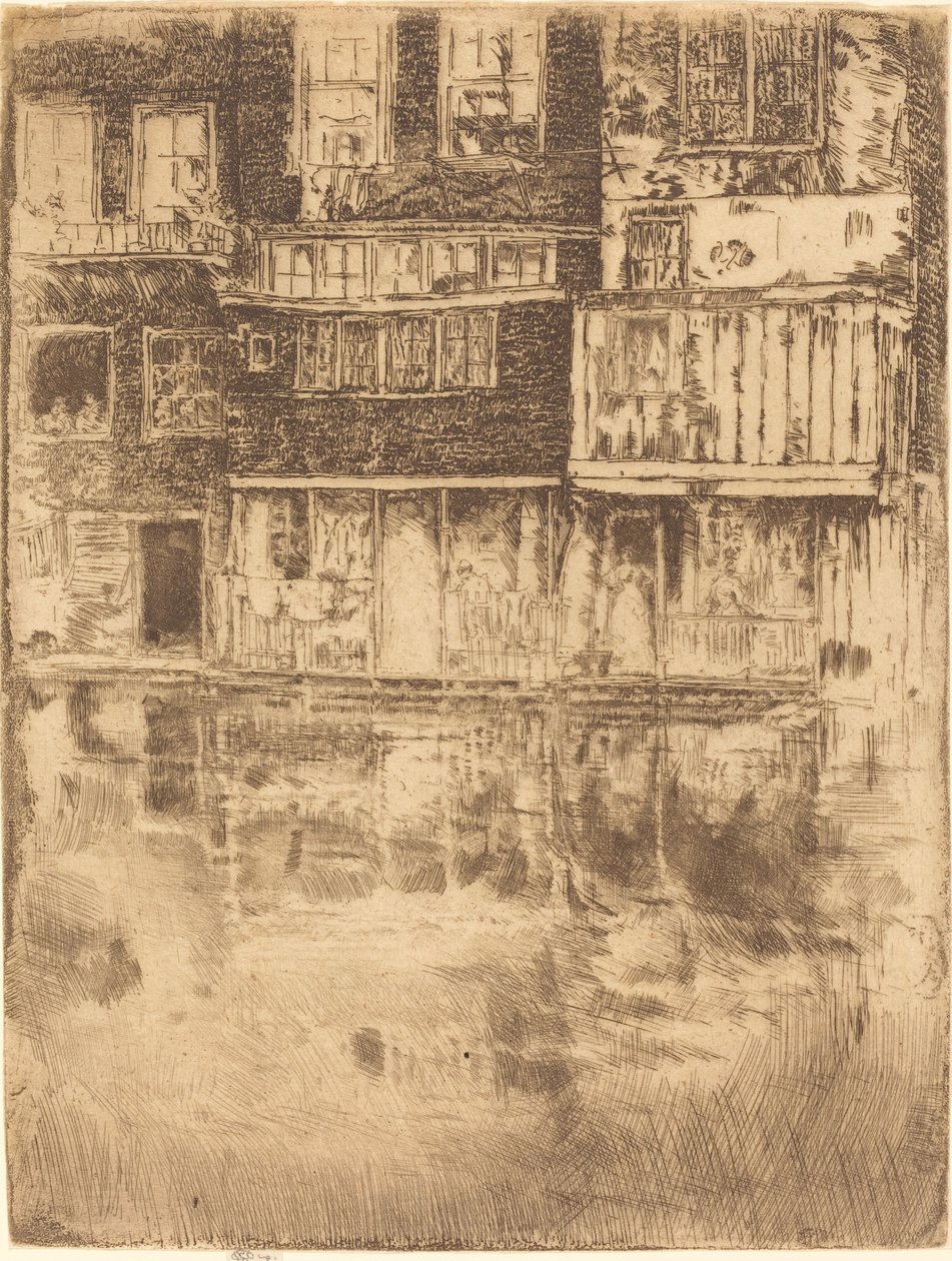 Square House, Amsterdam od James Abbott McNeill Whistler