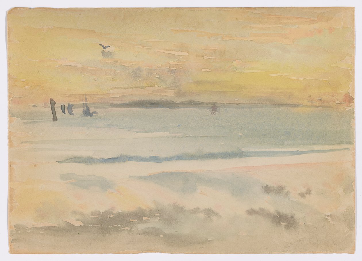 St. Ives: Západ slunce od James Abbott McNeill Whistler