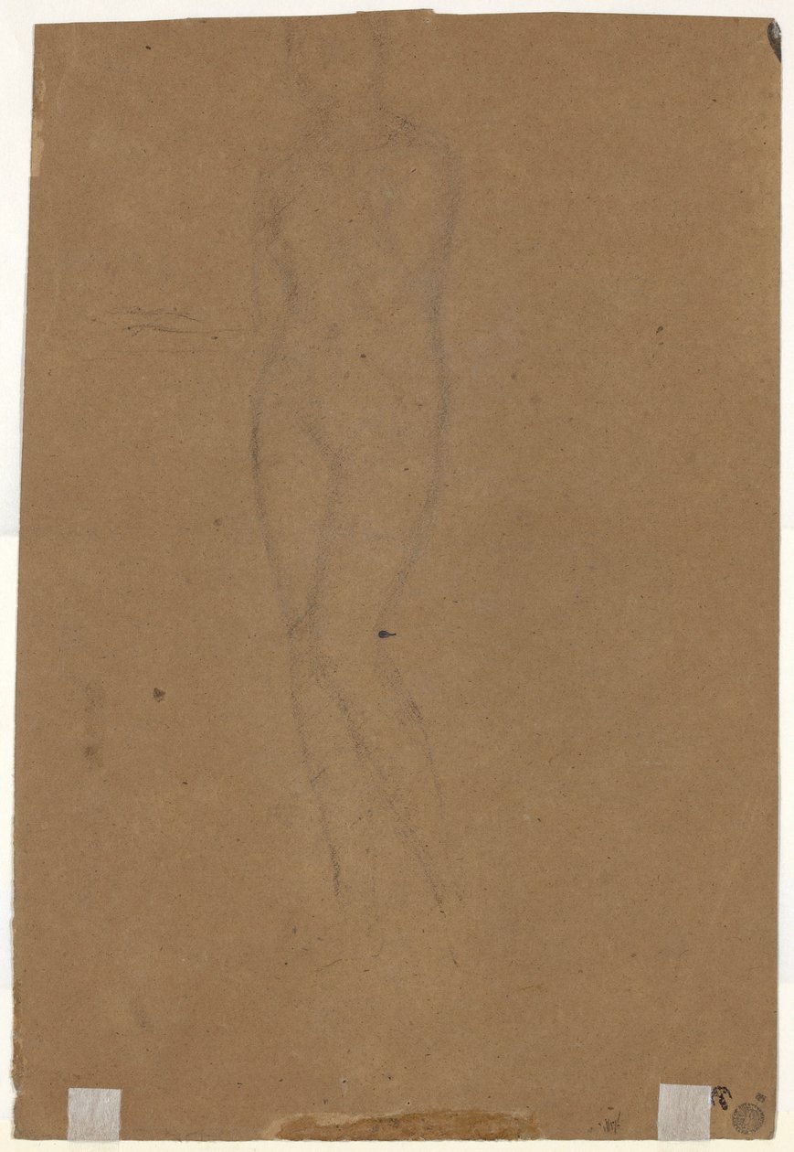 Stojící postava [verso] od James Abbott McNeill Whistler