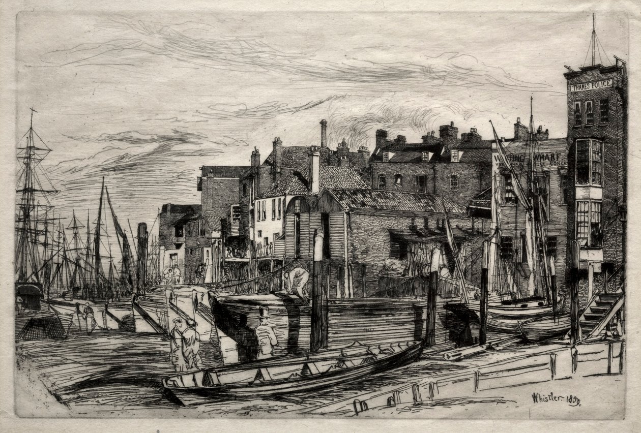 Policie Temže od James McNeill Whistler
