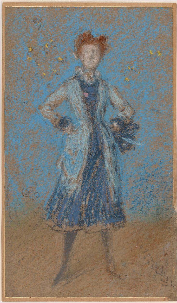 Modrá dívka od James Abbott McNeill Whistler
