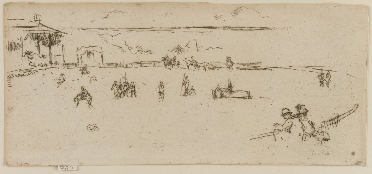 Bucking Horse, Divoký západ od James Abbott McNeill Whistler