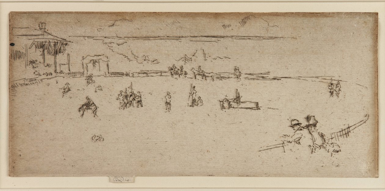 Bucking Horse, Divoký západ od James Abbott McNeill Whistler