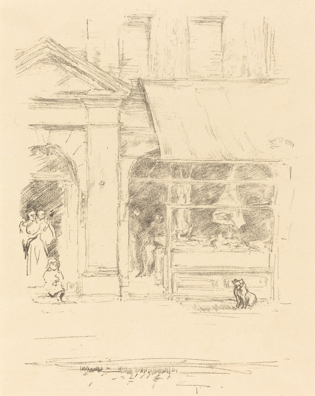 Řeznický pes od James Abbott McNeill Whistler
