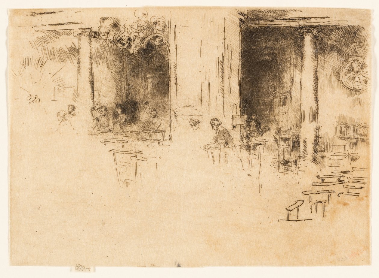 Kostel – Brusel (adorace) od James Abbott McNeill Whistler