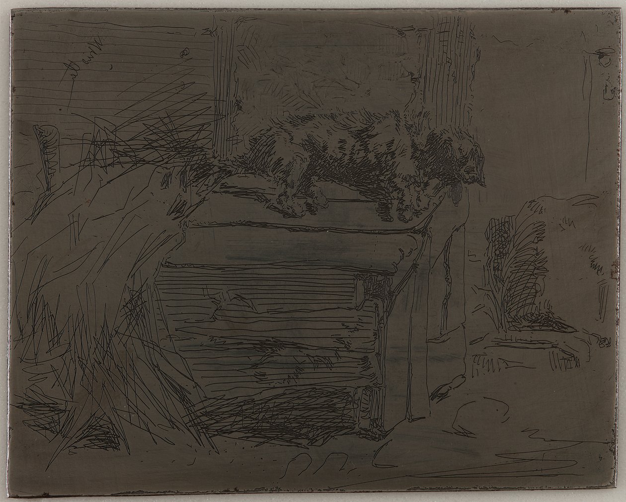 Pes v boudě od James Abbott McNeill Whistler