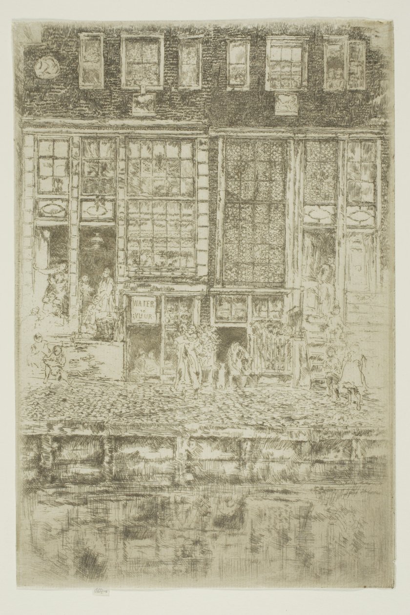 Vyšívaná opona od James Abbott McNeill Whistler