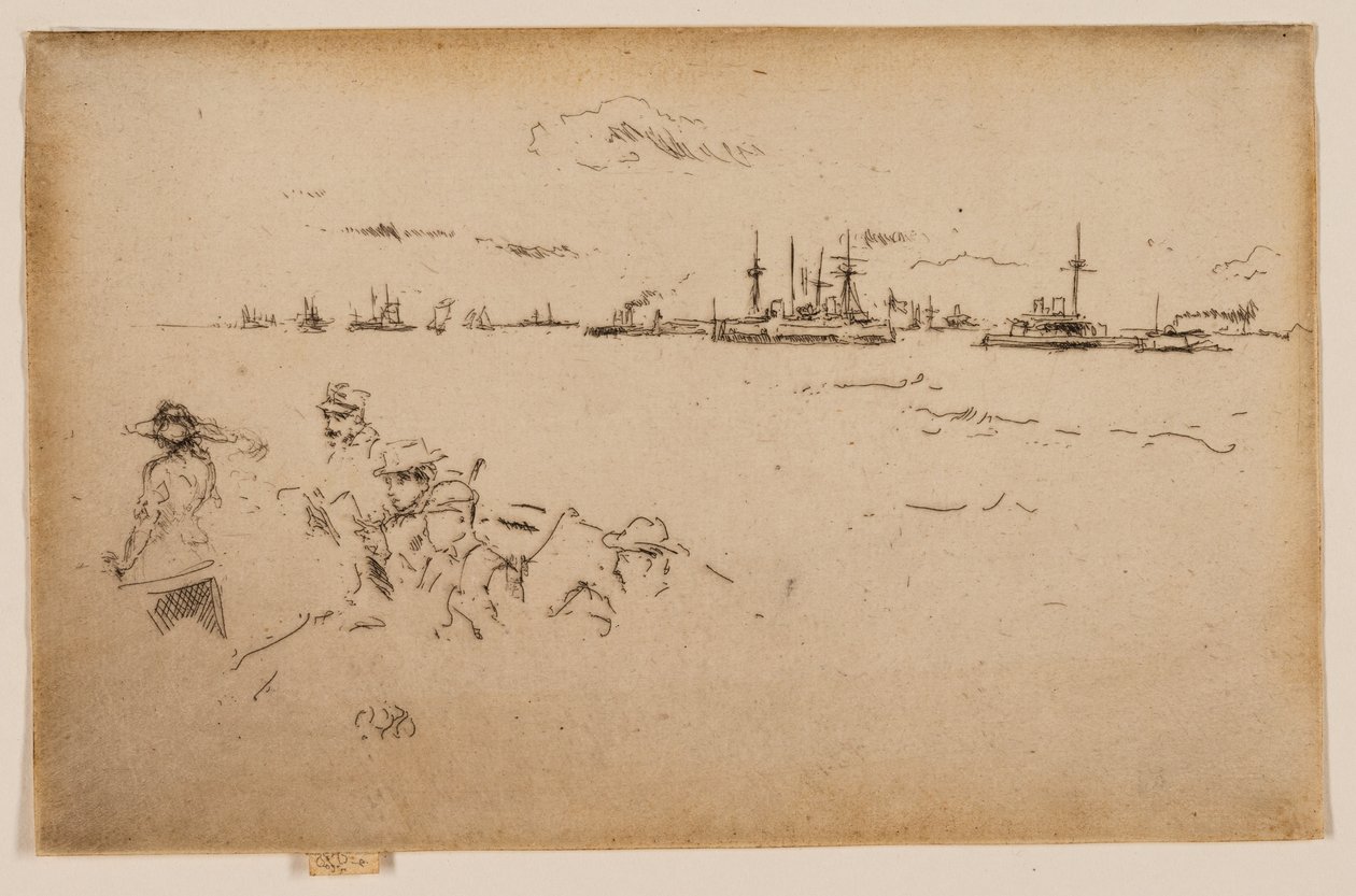 Flotila: Monitory od James Abbott McNeill Whistler
