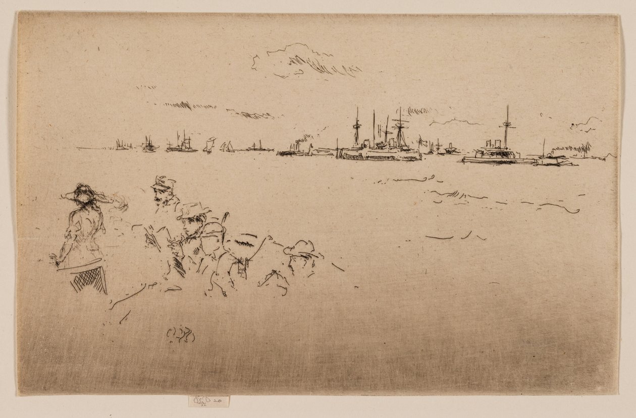 Flotila: Monitory od James Abbott McNeill Whistler