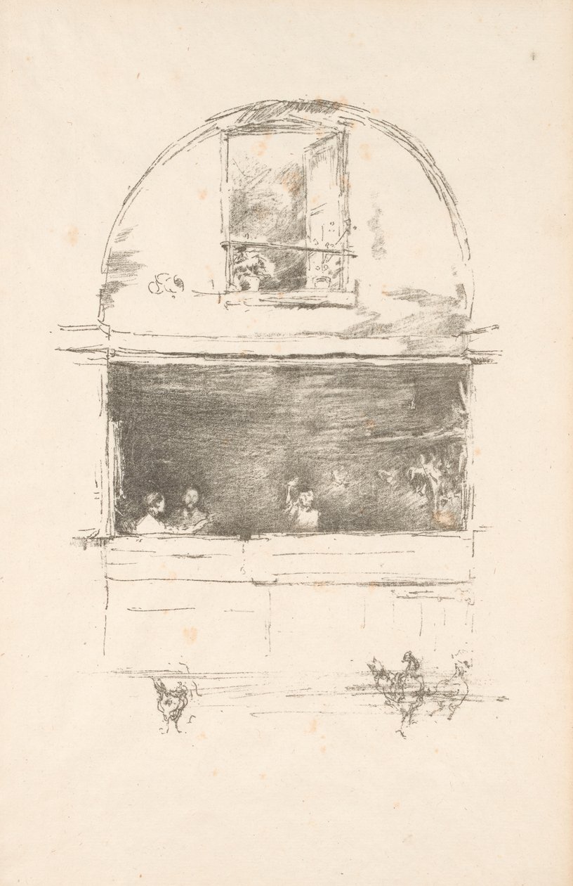 Forge, Passage du Dragon od James Abbott McNeill Whistler