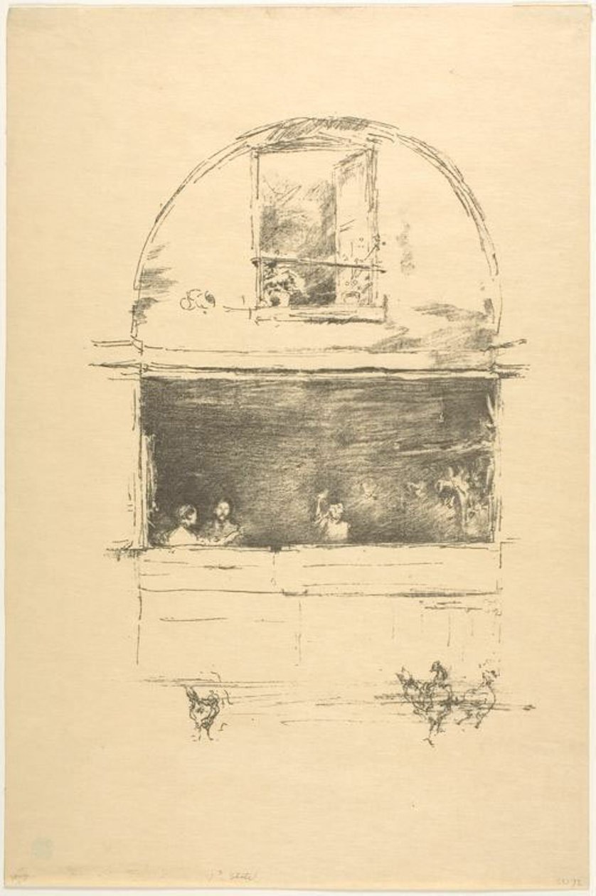 Forge, Passage du Dragon od James Abbott McNeill Whistler