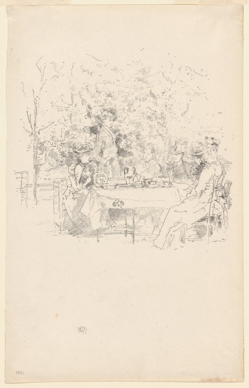 Zahrada od James Abbott McNeill Whistler