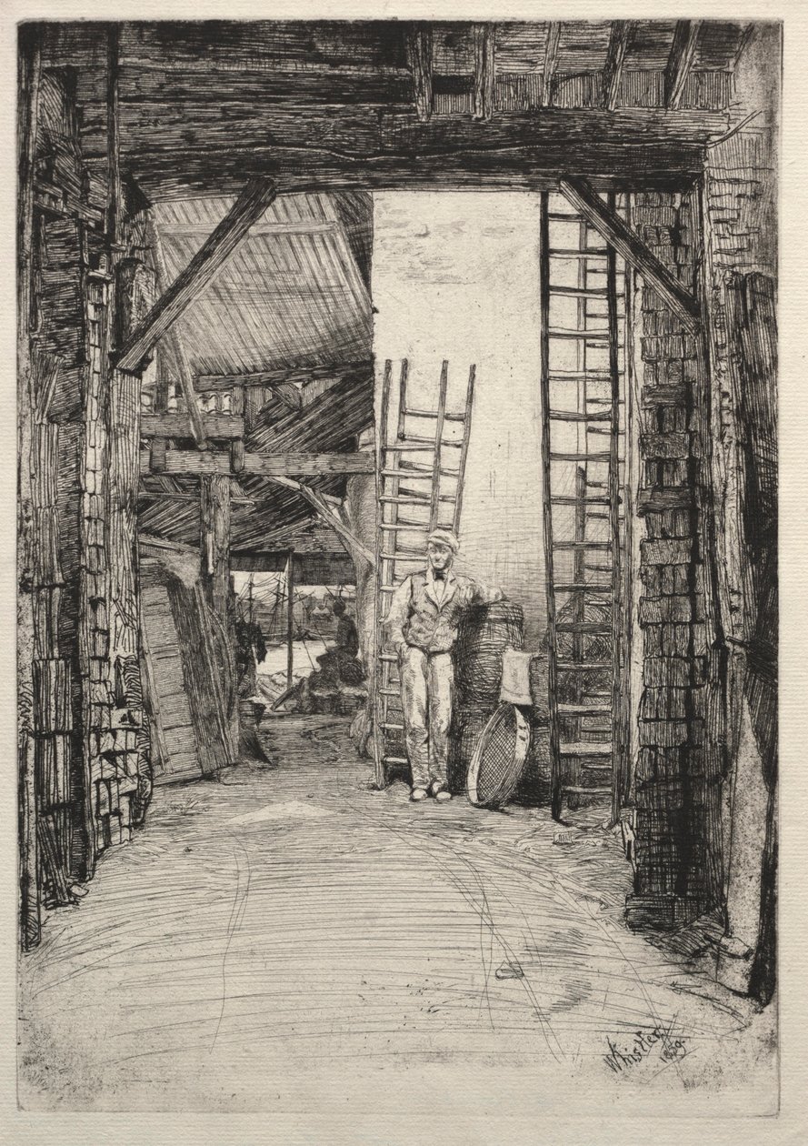 Spalovač vápna od James McNeill Whistler
