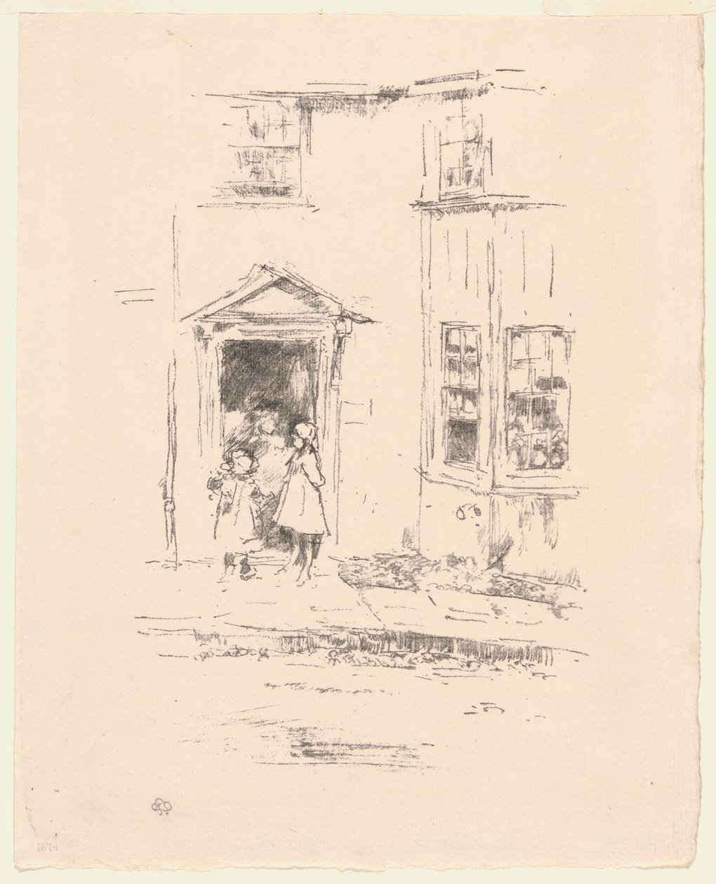The Little Doorway, Lyme Regis od James Abbott McNeill Whistler