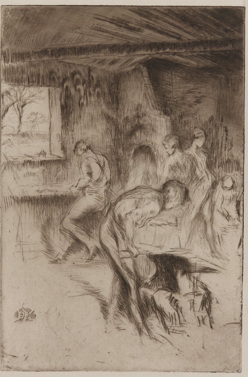 The Little Forge, Liverpool od James Abbott McNeill Whistler