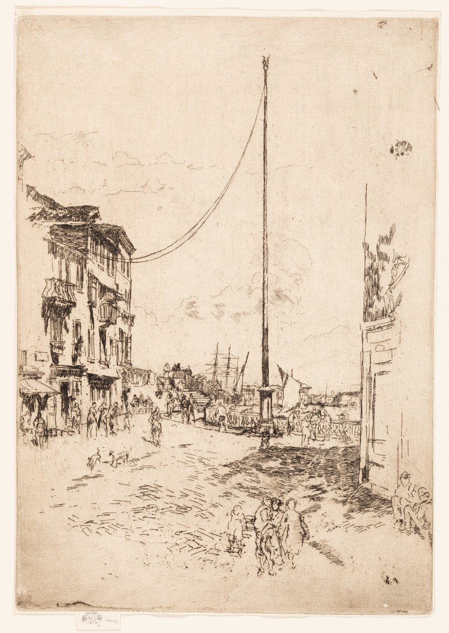 Malý stožár od James Abbott McNeill Whistler