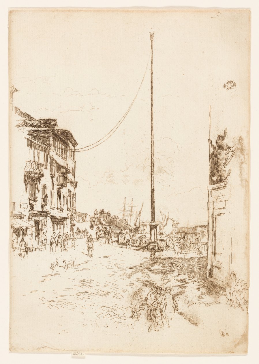 Malý stožár od James Abbott McNeill Whistler
