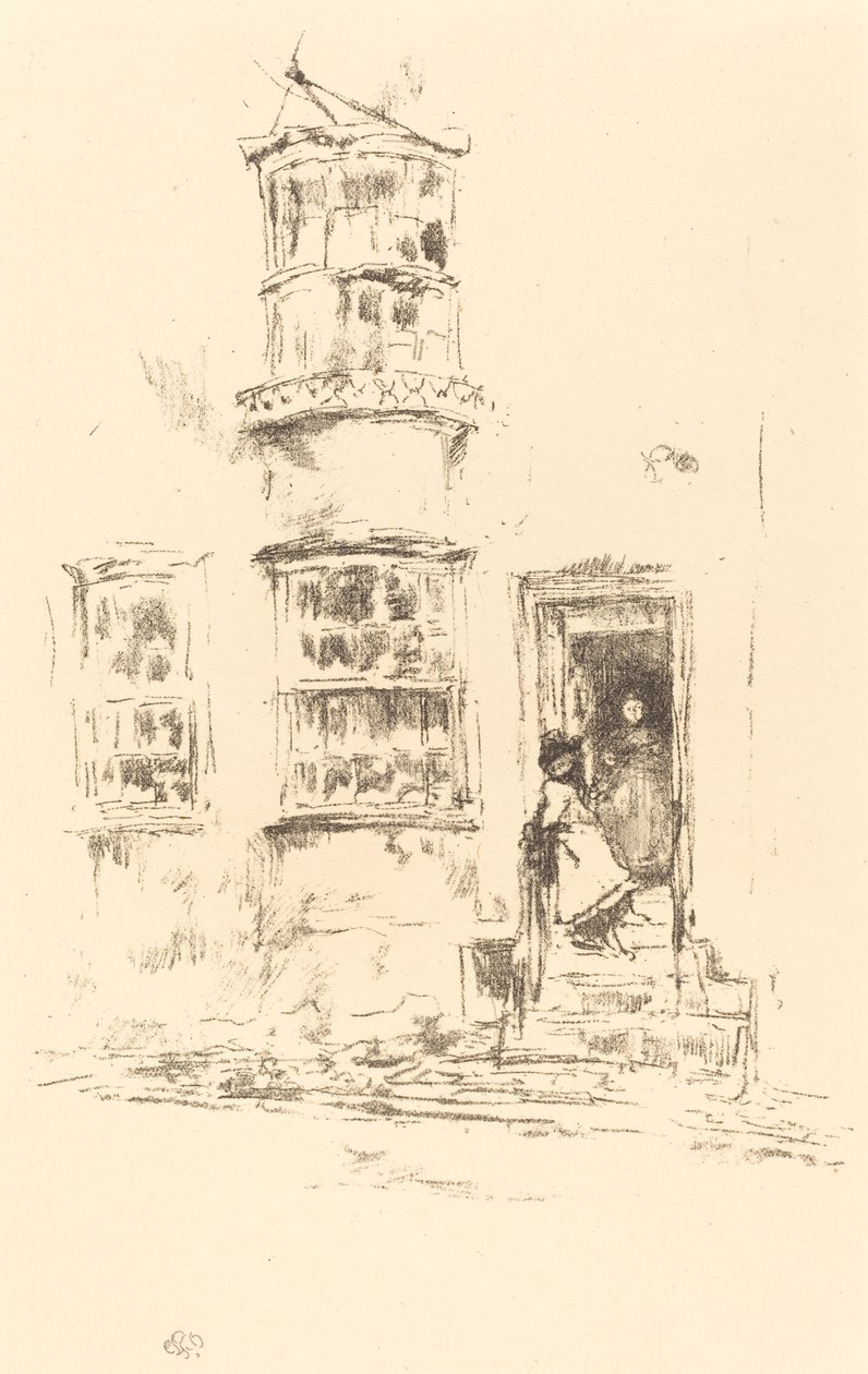 Malé kroky, Lyme Regis od James Abbott McNeill Whistler