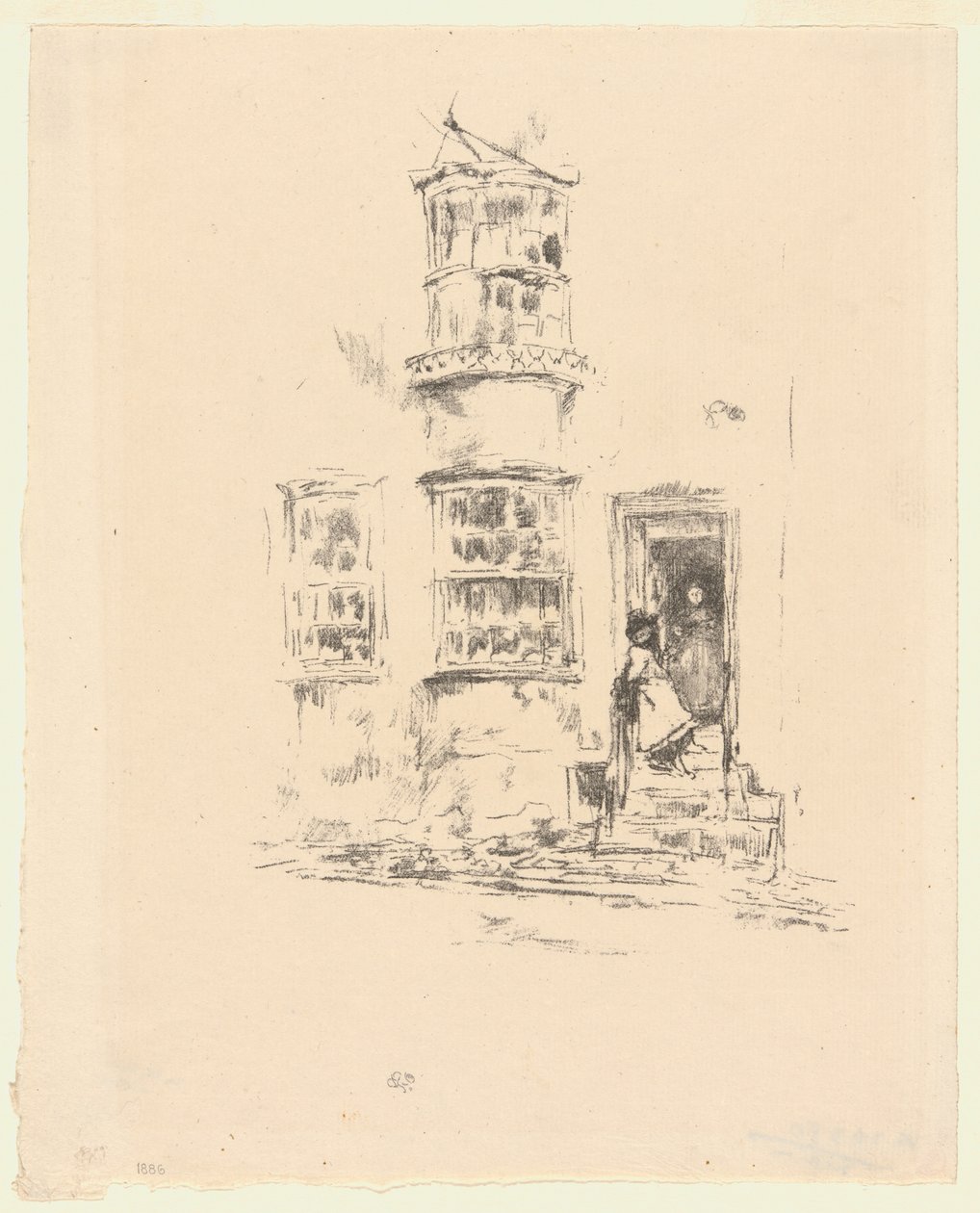 Malé kroky, Lyme Regis od James Abbott McNeill Whistler
