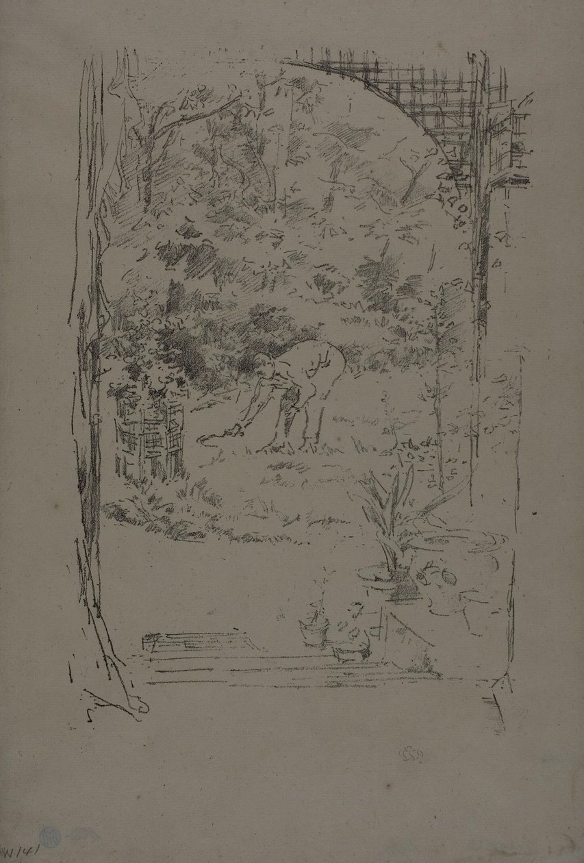 Muž se srpem od James Abbott McNeill Whistler