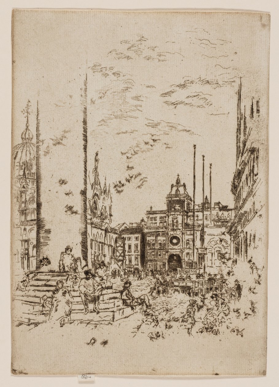 Piazzetta od James Abbott McNeill Whistler