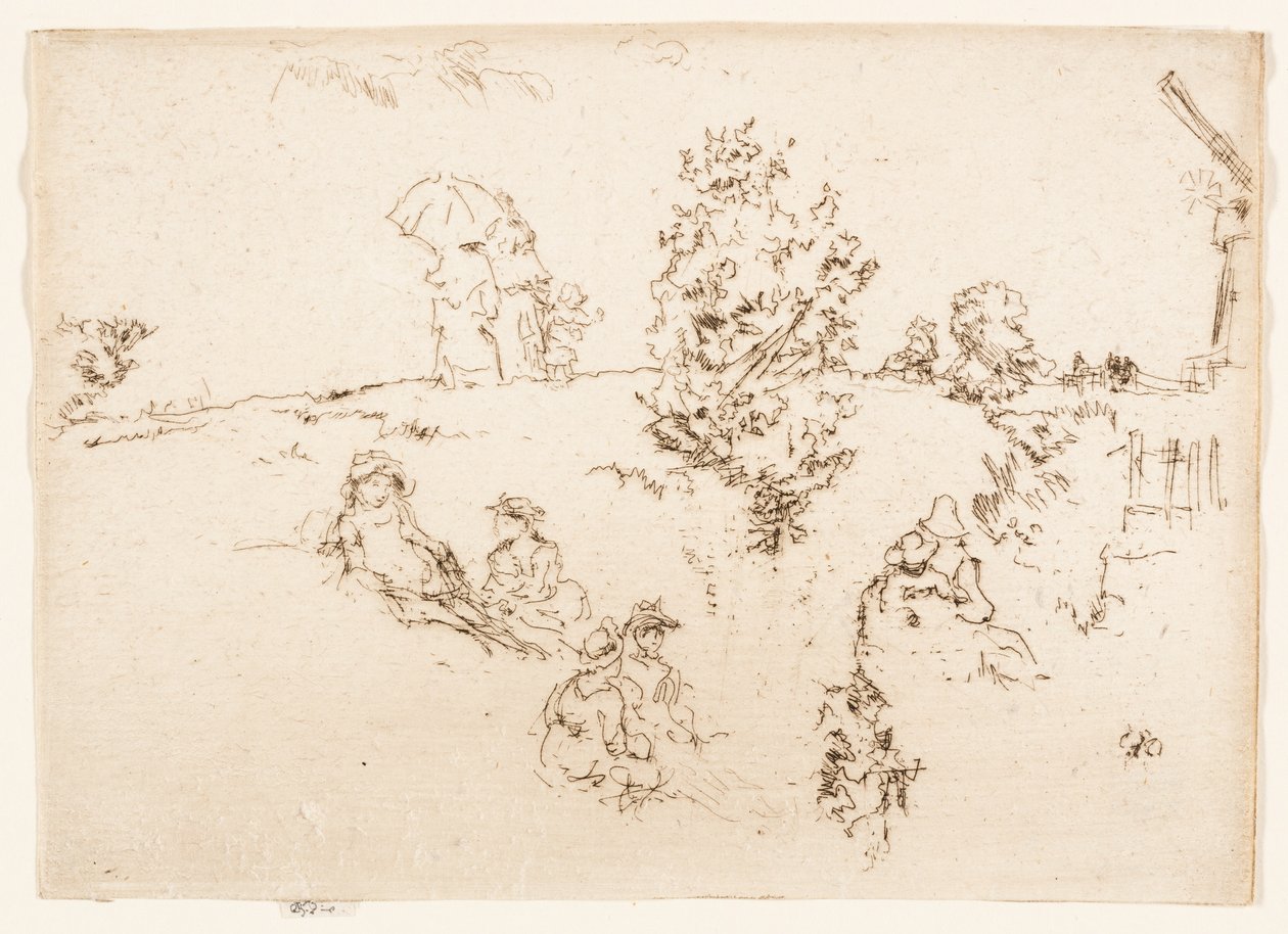 Hradby, sendvič od James Abbott McNeill Whistler