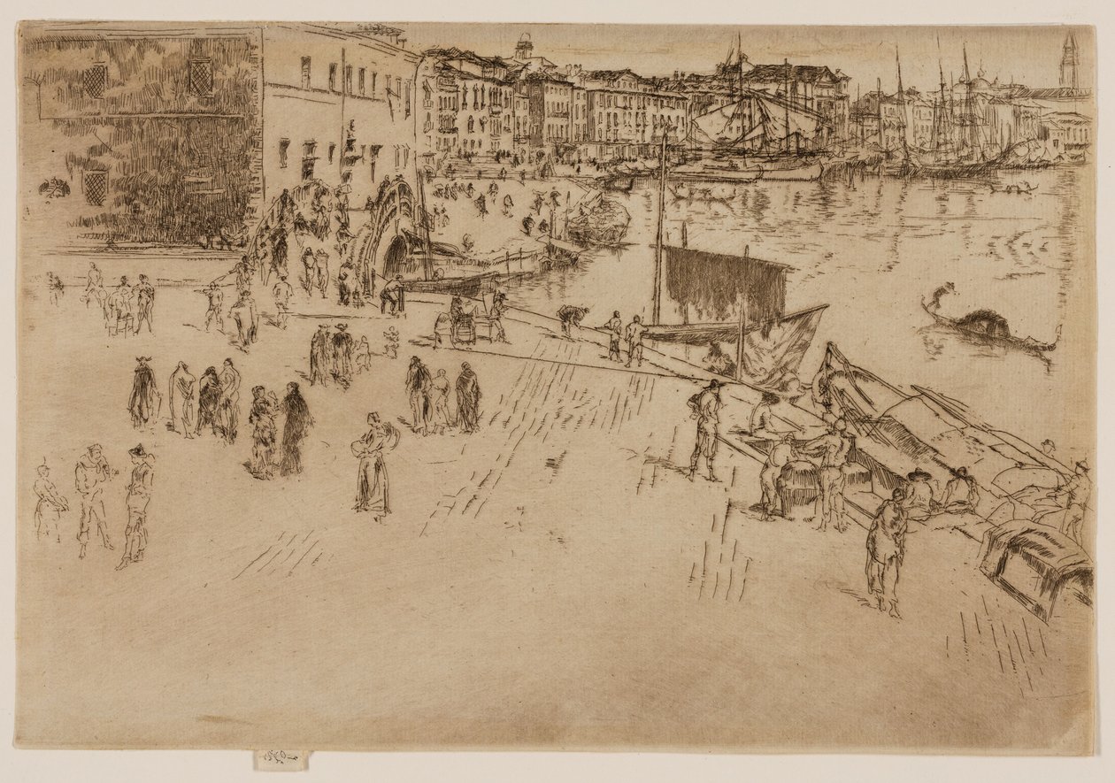 Riva od James Abbott McNeill Whistler