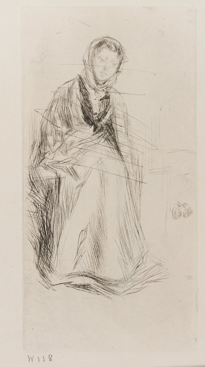 Skotská vdova od James Abbott McNeill Whistler