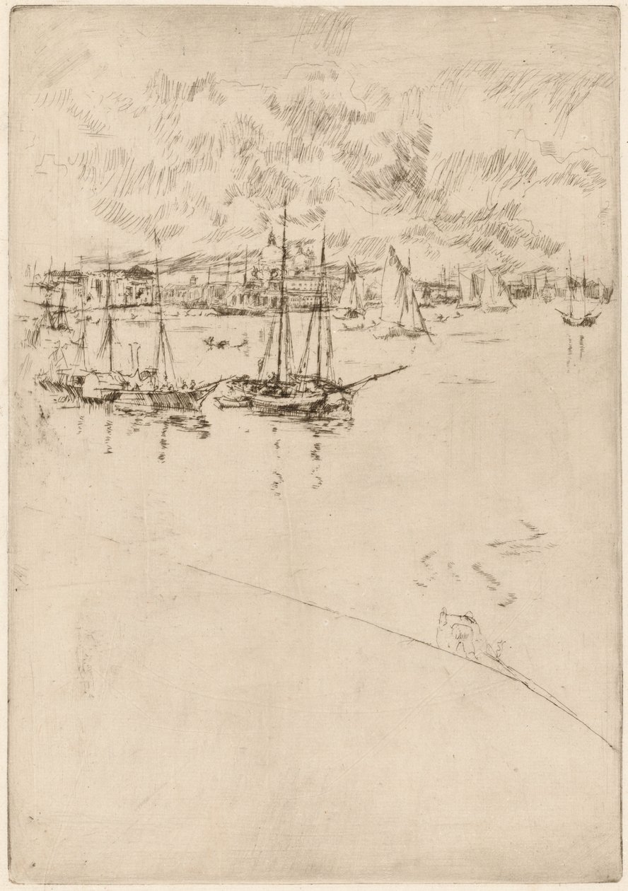 Parník, Benátky od James Abbott McNeill Whistler
