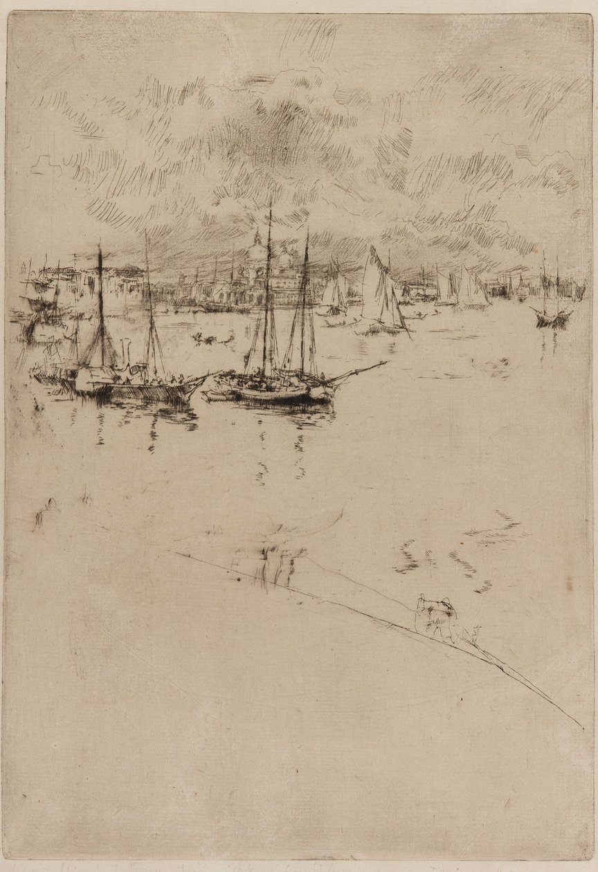 Parník, Benátky od James Abbott McNeill Whistler