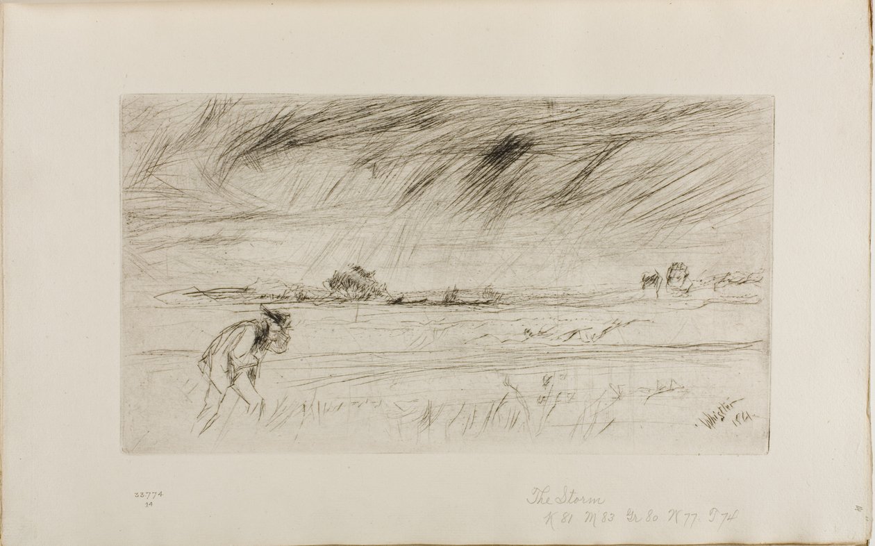 Bouře od James Abbott McNeill Whistler